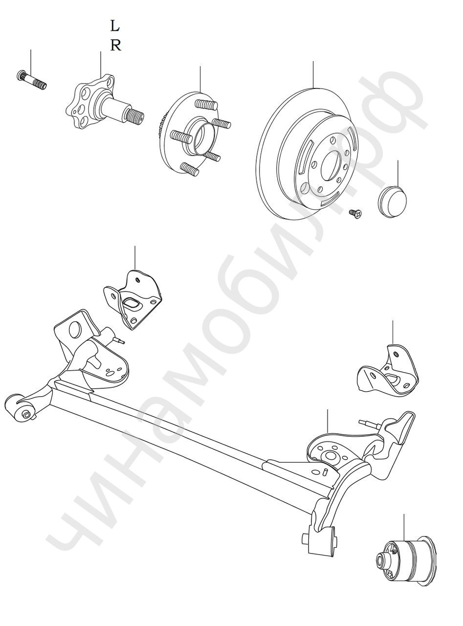 Схема подвески chery tiggo t11