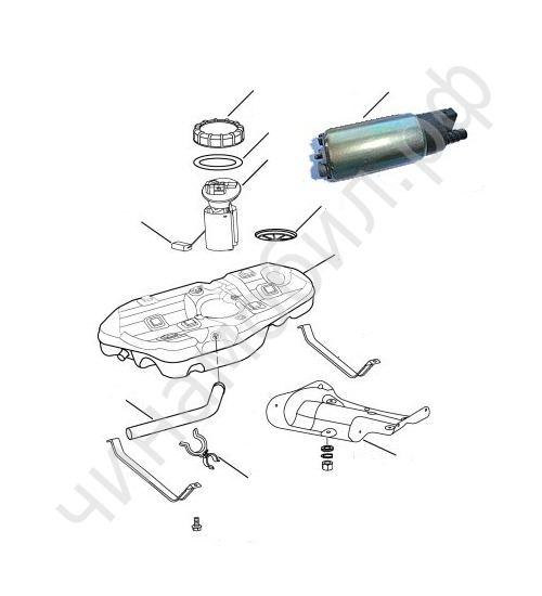 Топливный бак Geely Emgrand EC7-RV