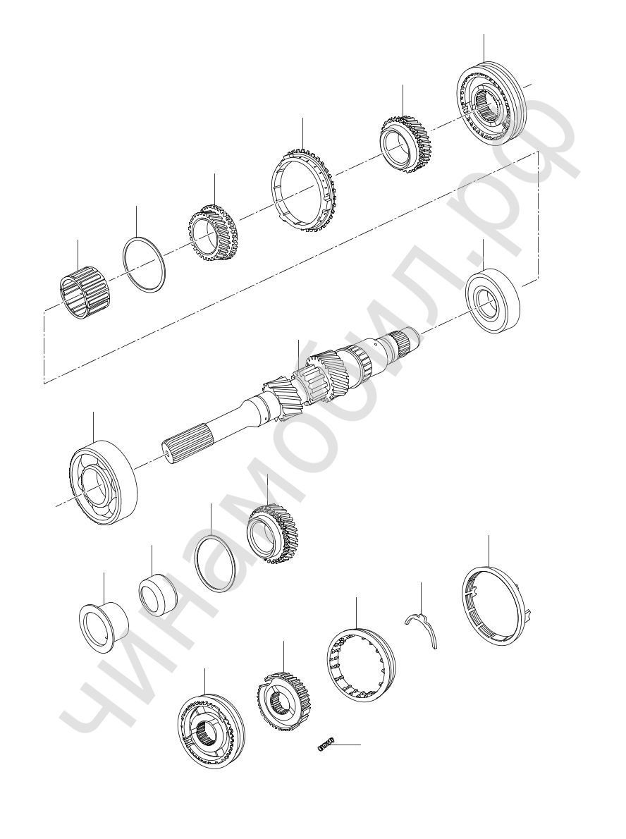 Первичный вал Chery Tiggo FL