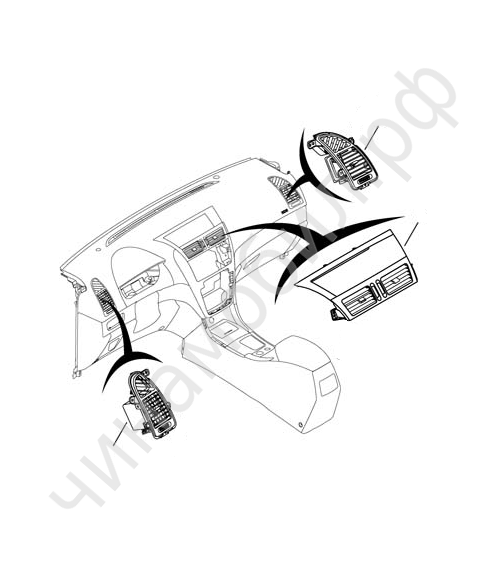 Дифлектор Geely Emgrand X7