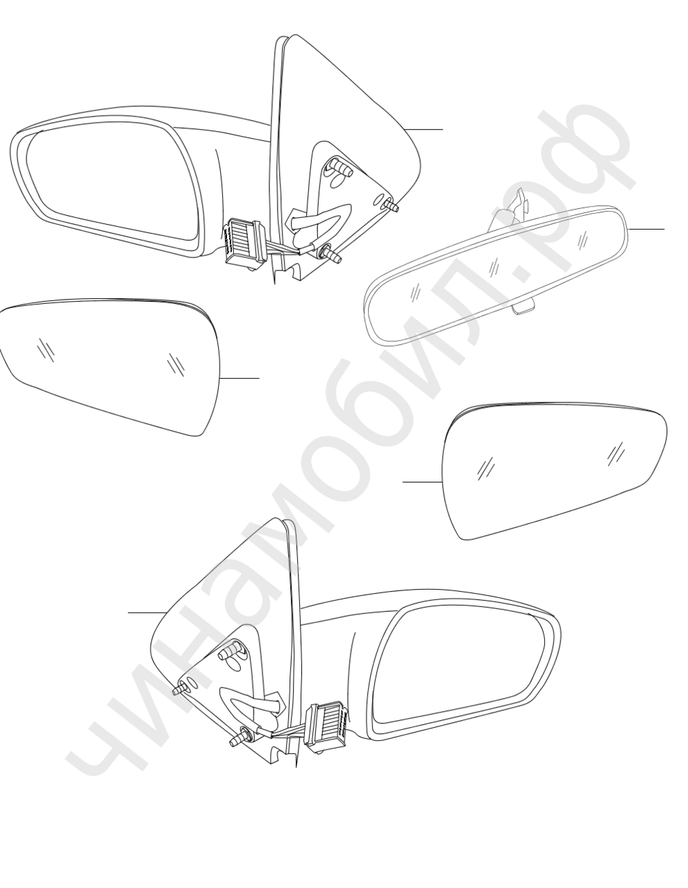 Зеркала Chery Fora