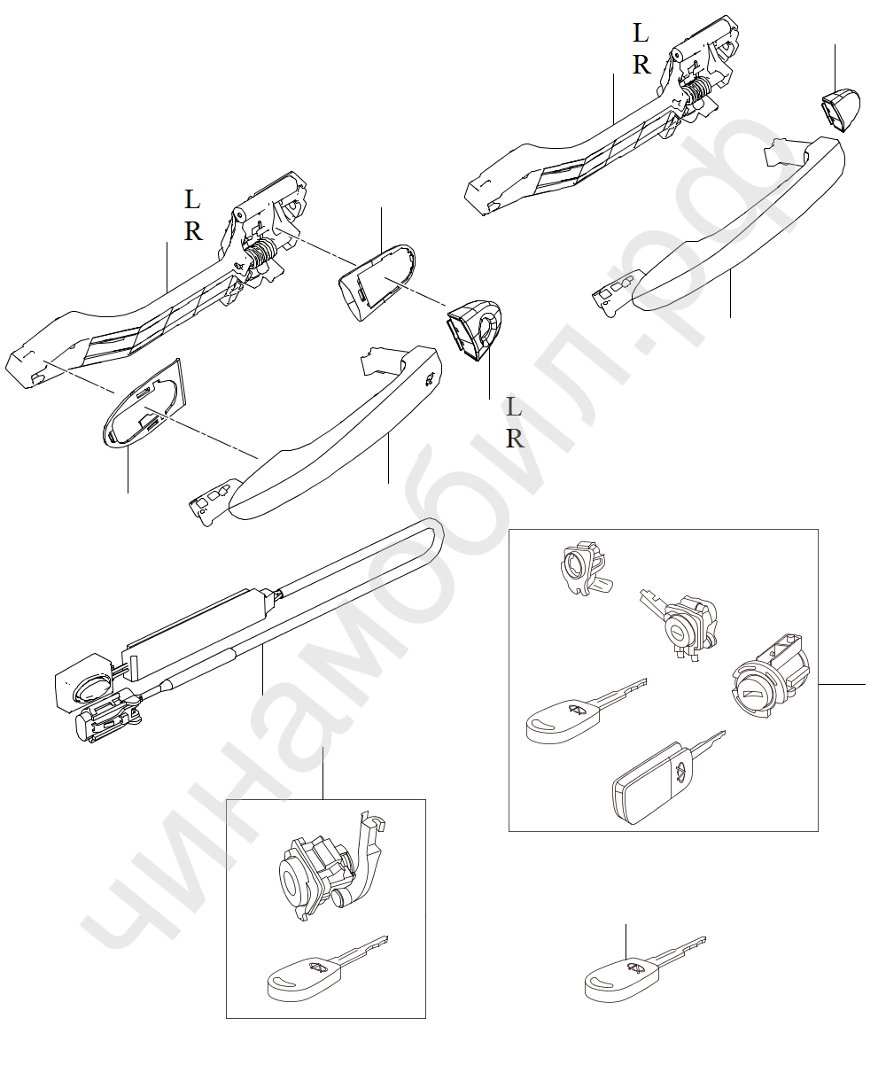 Наружные ручки Chery Arrizo 7