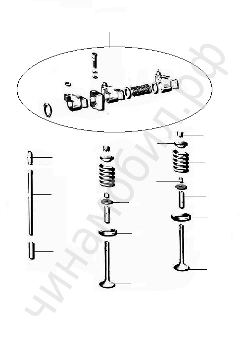 Коромысло клапана двигателя CA4DC2-10E3 BAW BJ1065 Euro3