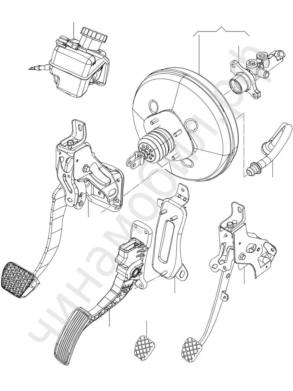 Педали Chery Arrizo 7