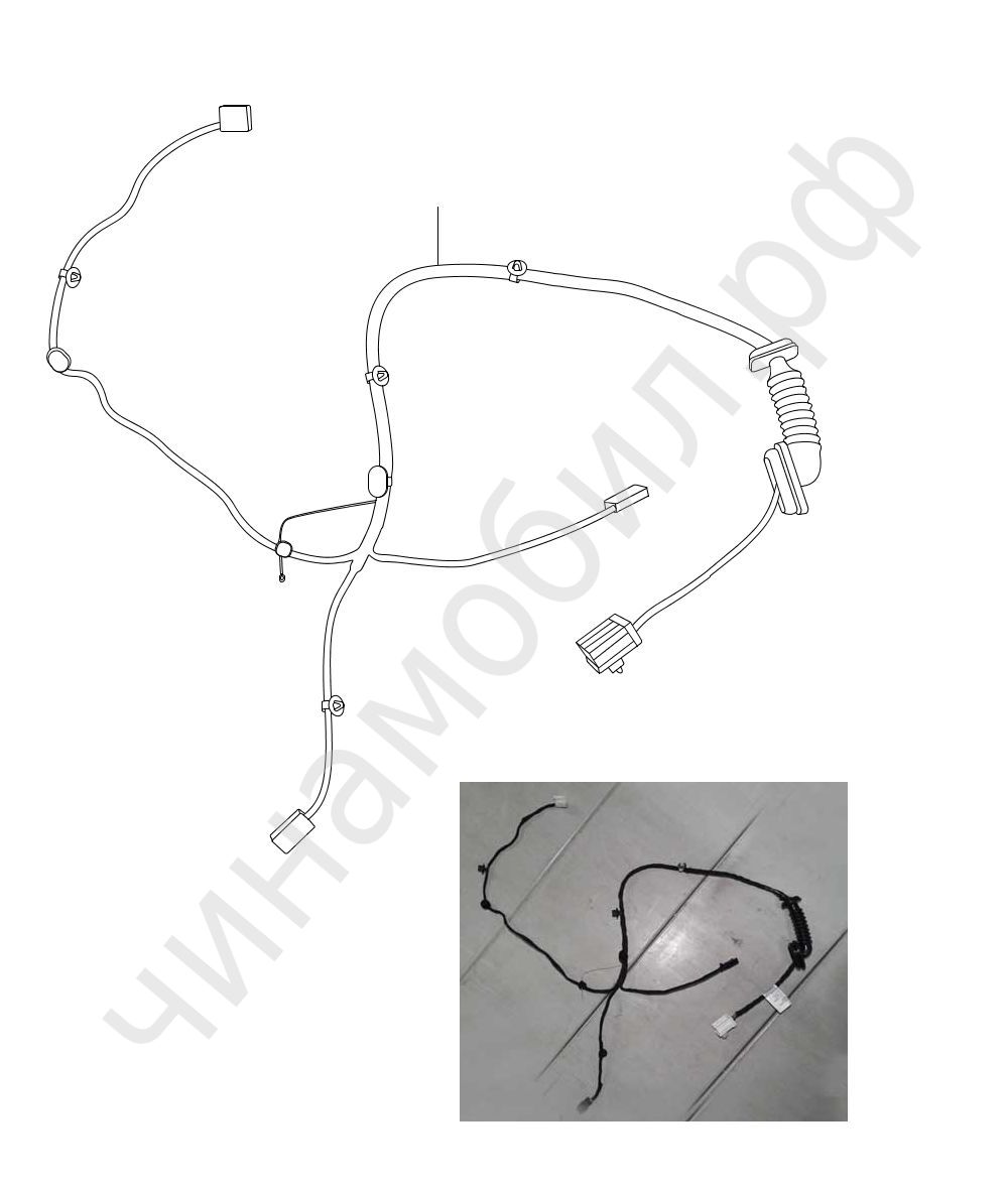 Проводка дверей Chery IndiS