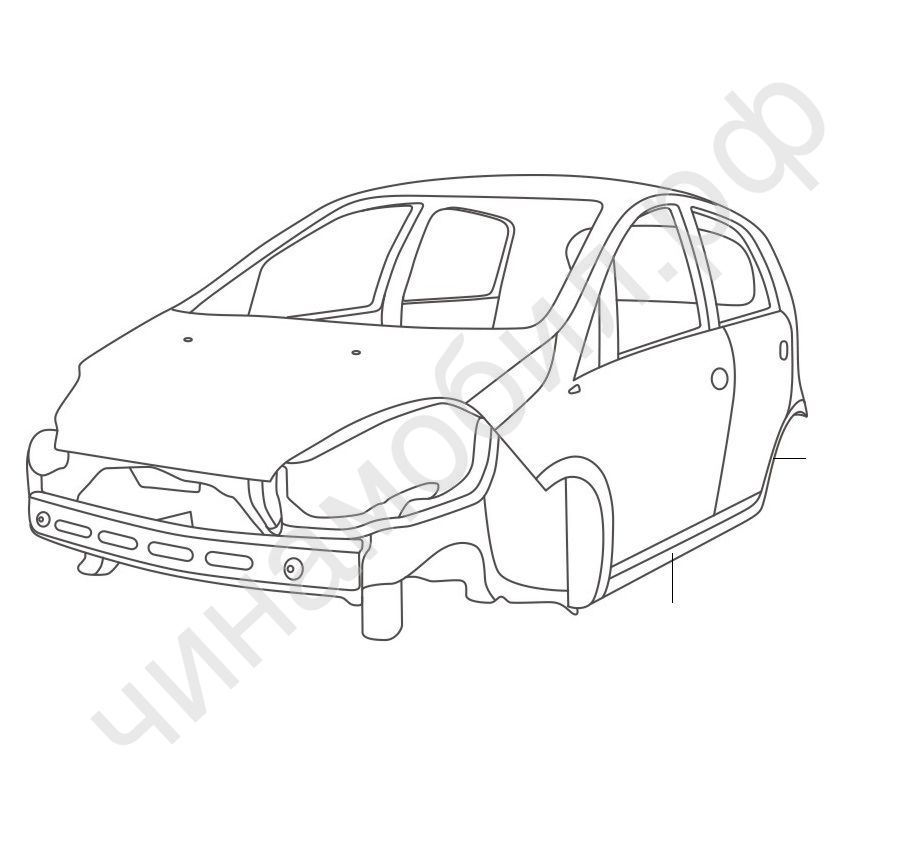 Ремонтные части кузова Chery Kimo