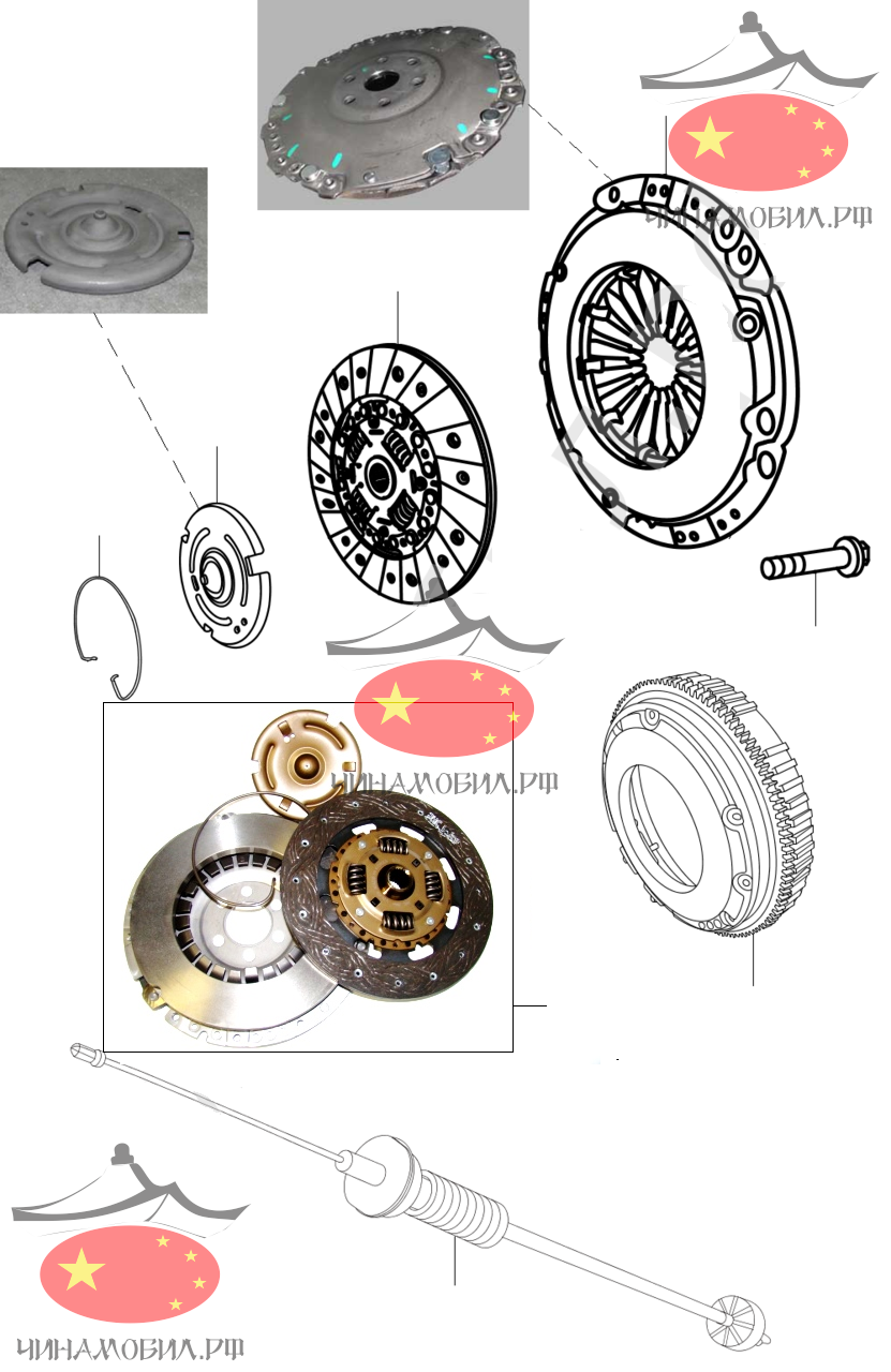 Сцепление Chery Amulet