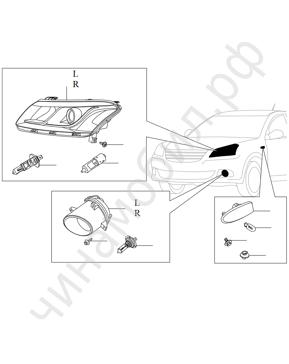 Фары Chery Bonus 3