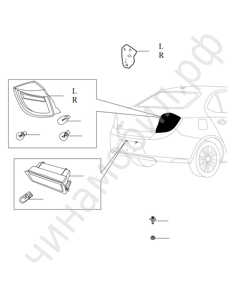 Фонари Chery Bonus 3