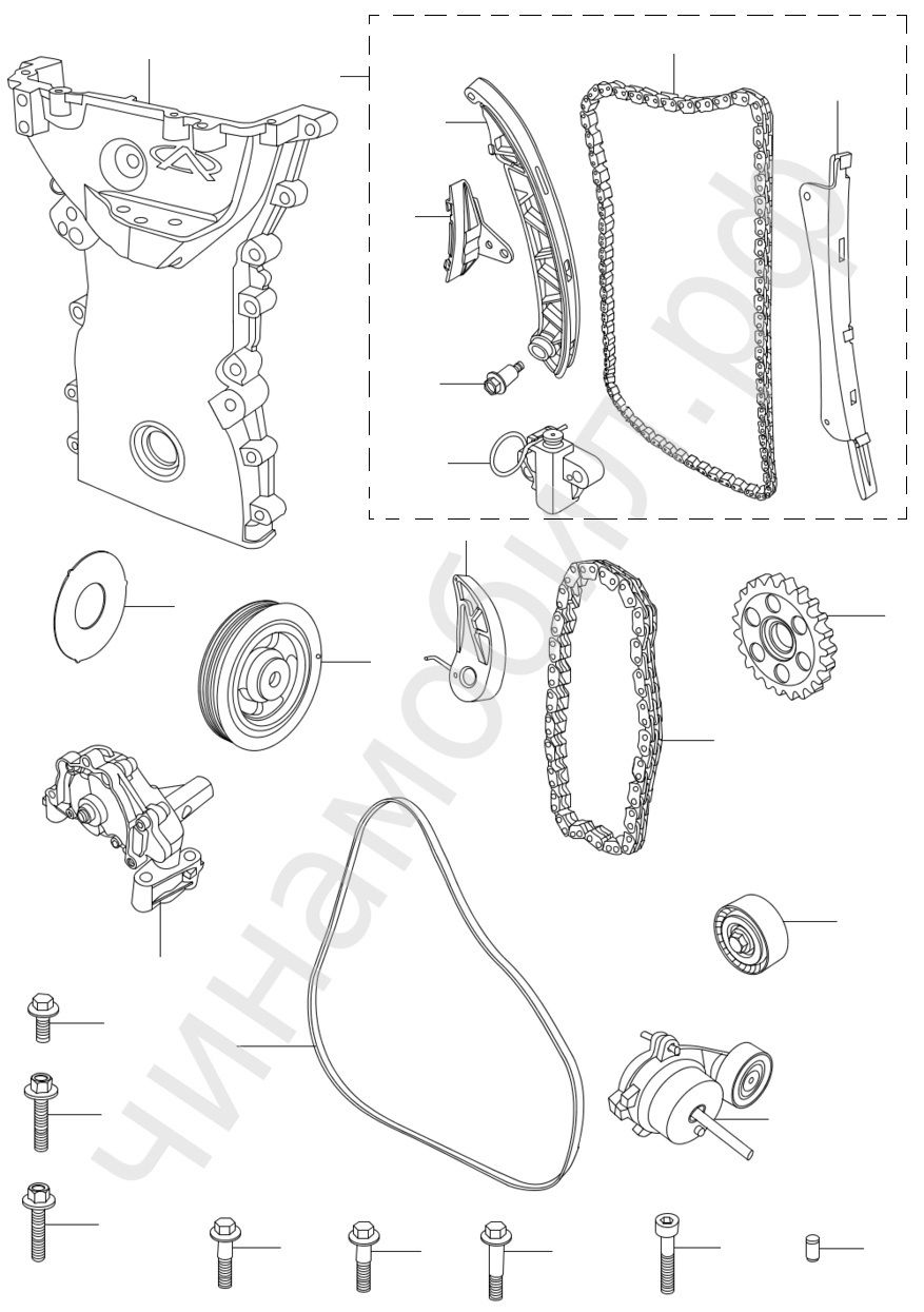 Цепь ГРМ Chery Arrizo 7