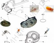 Фары передние Lifan Smily