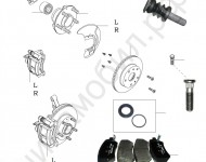 Передние колодки Суппорт Lifan X60 FL