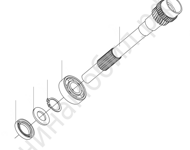 Первичный вал КПП Foton BJ1039V4JD3-A