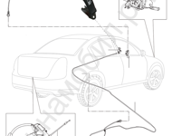 Ручка лючка бензобака Chery M11