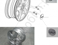 Колесный диск Vortex Estina