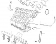 Коллектор впуск, выпуск, форсунки Chery IndiS