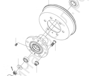 Передняя ступица FOTON BJ1039V4JD3-A