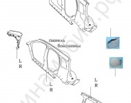 Крылья, Боковины Chery IndiS