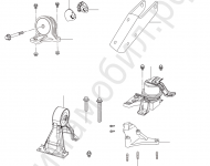 Опоры ДВС и КПП Vortex Estina 1.6
