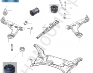Передняя подвеска чери фора а21 схема