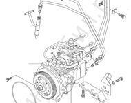 Топливный насос высокого давления двигателя Isuzu BJ493ZQ Euro2