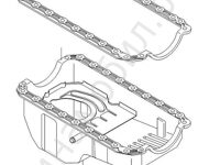 Поддон двигателя Isuzu BJ493ZQ Foton BJ1039