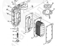 Теплообменник масла двигателя