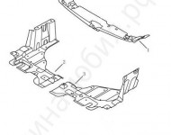 Пыльник двигателя Geely MK Cross