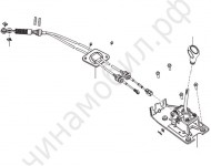 Трос и механизм КПП Lifan X60