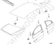 Двери Крыша Капот Chery M11