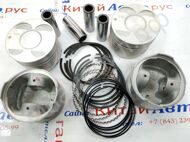 Комплект поршней с кольцами и пальцами +0,25мм Geely 1.5