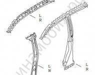 Боковые стойки Geely MK