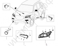 Фары Lifan X60